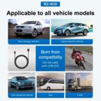 Car Speedometer KM/H GPS Head Up Display Digital Speed Meter Windshield Projector for Vehicles Auto Electronics Accessories Multi Functional LCD Display - Image 8