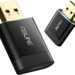 Mini Wireless CarPlay Adapter for iPhone, 2 in 1 CarPlay and Android Auto Adapter, Wired to Wireless, Plug & Play, Seamless Car Connectivity, Compact in-Dash navi & ent, Black