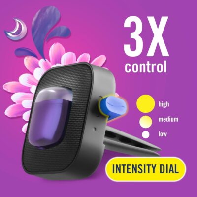 Febreze Car Air Freshener Vent Clip Gain Moonlight Breeze Scent, .07 oz. Car Vent Clip, Pack of 3 and Stay-Fresh Storage Case - Image 3