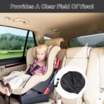 Rear Window Sun Shade,Car Window Shade for Baby,Mesh,Uv Protection,Quick Installation with Suction Cup,Universal Car Accessories Suitable for Most Models (40x20 Inches) - Image 7