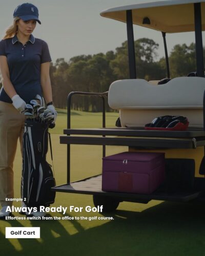 Golf Trunk Organizer for Golf Shoes Clothes Gloves Hats Large Collapsible Golf Storage Box with 4 Dividers Water-Resistant Golf Shoe Bag for 2 Pair of Shoes Golfing Accessories for Men Women Golfers - Image 8