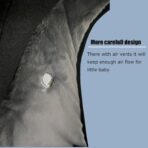 Car Seat Cover for Babies Winter - Baby Car Seat Covers Universal Cold Weather Shield,Warm and Cozy Carseat Covers Canopy Water Resistant for Baby Protection Car Seat Covers for Infant Car Seat - Image 2