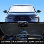 INSAUTO for Accord 2026 Windshield Sun Shade Sunshade Protector for Honda Accord 2021 2022 2023 2024 2025 Windshield Cover Sun Visor Foldable Window Heat Shield Reflector Blocks UV Ray Car Accessories - Image 3