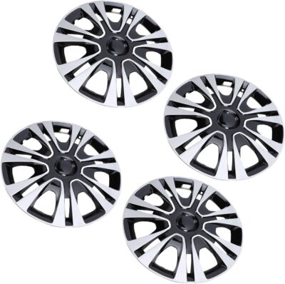 Focket Wheel Covers 14 Inch, Universal Fit Set of 4 Hubcaps with Snap Fit Design for Car Truck SUV - Image 5