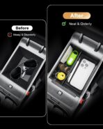 ECOZEN Center Console Organizer For 2022-2026 Hyundai Tucson Accessories - Armrest Box Organizer Tray Only Fit 2022-2026 Tucson With Automatic Transmission - NOT Fit 2025-2026 Tucson Limited/Hybrid - Image 5