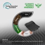 G-PLUS Floor Mats Fit for Honda Civic Sedan & Hatchback 4-Door 2016-2021/Fit Coupe 2-Door 2016-2021 Floor Liners,TPE Custom Fit All Weather Protection Floor Liners,Front & 2nd Row Car Mats Black - Image 3