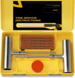 AUTOWN Tire Repair Kit with Plugs Fix Punctures & Plug Flats with Ease - Heavy Duty Flat Tire Puncture Repair Kit for Car, Motorcycle, ATV, UTV, RV, Trailer, Tractor, Jeep, Etc
