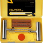 AUTOWN Tire Repair Kit with Plugs Fix Punctures & Plug Flats with Ease - Heavy Duty Flat Tire Puncture Repair Kit for Car, Motorcycle, ATV, UTV, RV, Trailer, Tractor, Jeep, Etc