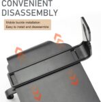 1 PC Car Seat Back Organizer, Car Back Seat Multi-Function Storage Box with 2 Drink Cup Holders, 11.42" x 3.35" Leather Tissue Organizer, Universal for Most Cars, Trucks, SUVs (Black) - Image 6