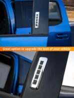 Savadicar Chrome Keyless Entry Keypad Trim Cover for 2015-Present Ford F150, Door Keypad Overlay Accent, Exterior Styling Upgrade Accessories - Image 7