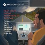 Motorola Sound MA1, the Only Google Authorized Wireless Android Auto Car Adapter, Smartphone to Screen Wireless Bridge Car Accessories, USB Type-A - Image 4
