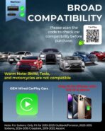 Ultra Compact Multi-User AUTO-Connect Wireless CarPlay Adapter 2026 for iPhone – Fast & Stable 5GHz Dual Band WiFi, Converts Wired to Wireless, USB-A/USB-C, for Cars 2016+, iOS 10+ - Image 8