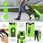 Pressure Cleaner 5000 PSI 2.8 GPM High Power Cleaners with 33ft Pressure Hose, 4 Nozzle and Foam Cannon, for Home, Cars, Fences, Patio (Green) - Image 6
