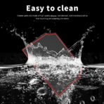 Auovo Dashboard Mats Compatible with Subaru Crosstrek Accessories 2012-2017 Forester 2014-2018 XV Impreza 2012-2016 Car Interior Silicone Dash Pad Liner Tray (Red Trim) - Image 5