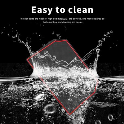 Auovo Dashboard Mats Compatible with Subaru Crosstrek Accessories 2012-2017 Forester 2014-2018 XV Impreza 2012-2016 Car Interior Silicone Dash Pad Liner Tray (Red Trim) - Image 5