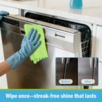 AIDEA Microfiber Glass Cleaning Cloth, 8PK, Premium Microfiber Glass and Window Cleaner, Lint Free Magic Cleaning Cloths for Glass, Windows, Windshields, Mirrors, Stainless Steel, 12"x12" - Image 5