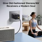 UGREEN Bluetooth 6.0 LDAC Audio Adapter for TV Home Speakers, High-Resolution Wireless Audio Bluetooth Receiver, Add Bluetooth Wireless to AUX/RCA Stereo Systems, Plug & Play and Dual Device Pairing - Image 2