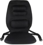 Tektrum Orthopedic Gel Seat Cushion and Firm Back Support Lumbar Pillow for Car, Home/Office Chair, Travel - Relief for Tailbone, Sciatica, Coccyx, Back Pain, Improve Posture (TD-GS19041-BLK) - Image 5