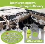 500ml Car Interior Polish Ceiling Foam Headliner Roof Fabric Cleaner Spray Kit for Leather, utomotive Seat,Dashboard, Carpet,Plastic, Vinyl Glass, All-Purpose for Auto Interiors (1 Pack, 16.9fl oz) - Image 3