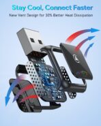 FAHREN Super Mini Wireless CarPlay Adapter (Latest Upgraded)-Bluetooth Apple Car Play Dongle, Zero Latency, Stable Connection, Compatible with iPhone 6+ & Android Auto 10+, Cars from 2017, USB/Type-C - Image 3