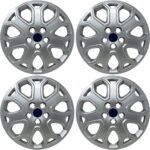 Premium Replica Hubcap Set - Replacement for Ford Focus 2012-2014 - Replacement 16-inch Wheel Cover (4 Pieces)