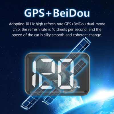 GPS Digital Speed Meter with MPH, Car Head Up Display for All Cars, USB Cable Plug & Play - Image 9