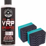 Chemical Guys VRP Protectant & WonderWave Applicators Kit - 16 oz Vinyl, Rubber, and Plastic Dressing with Foam Applicators - Restores Your Car's Interior & Exterior Surfaces