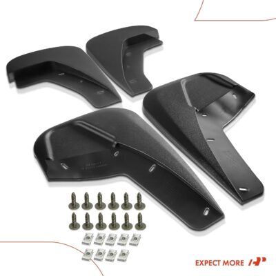 A-Premium Mud Flaps Compatible with Chevrolet Tahoe 2009-2014, GMC Yukon 2014, Cadillac Escalade 2007-2014, No Drilling Required Mud Guards with Hardware Accessories, Set of 4 Front and Rear - Image 8