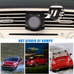 HAPPYHORSE Car Phone Holder Compatible with Fiat 500 2010 2011 2012 2013 2014 2015 car Center Console Aluminum Alloy Special Mobile Phone Bracket Accessories (Style E) - Image 5