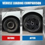 Winjet 15 Inch Premium Hubcaps Wheel Cover Replacement R15 Hub Caps,Auto Tire Replacement Exterior Cap,Universal Wheel Rim Cover Snap On Car Truck SUV (15 Inch,Set of 4) - Image 7