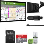 Garmin Dezl OTR620 GPS Truck Navigator 6" Display Touchscreen, Commercial GPS Navigation for Semi Trucker Driver Bundle with 32GB SD Memory Card + LCD Cleaning Kit