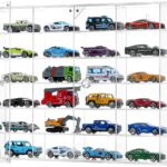 Display Case for Hot Wheels Diecast Cars - Acrylic Showcase & Storage Organizer - No Assembly Required for Matchbox, Collectible Cars & Model Vehicles (1, 11“ x 20”)
