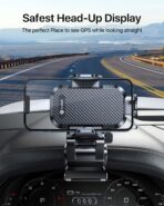 andobil Universal Car Phone Clip Holder [Military Sturdy, Firmly Grip & Never Slip] Ultra Stable Dashboard Cell Phone Mount for Car Dash Fits All iPhone 16 15 14 13 12 Pro Max Android Samsung GPS - Image 2