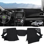 Autorder Dashboard Cover Mat for Subaru Forester 2019-2024 Accessories Dash Cover Flannel Dash Mat Sunshade Glare UV Rays Protector