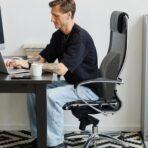 baibu Lumbar Support Pillow for Office Chair, Memory Foam Back Support Cushions Ergonomic Orthopedic Lumbar Pillow for Home, Office, Car, Dark Grey - Image 3