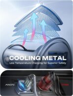 AINOPE Car Charger Adapter【Smallest Metal】 4.8A Cigarette Lighter USB Car Charger Adapter Dual Port 12V USB Outlet Flush Fit for iPhone 16 Pro Max/15/14 iPad Air Samsung Galaxy S25 S24 Ultra,Black - Image 5