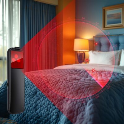 abyliee Upgraded Hidden Camera Detector - AI-Powered Anti-Spy Device, GPS Tracker & Bug Detector, Portable RF Signal Scanner for Hotels, Travel, Home & Office (Black) - Image 6