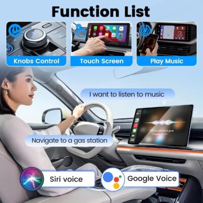 Carlinkit Wireless CarPlay Adapter for iPhone MINI5 PRO – Seamless Wireless Conversion for CarPlay & Android Auto(Blue) - Image 5