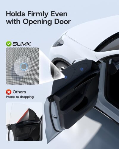 Upgrade Side Window Sunshade for Tesla Model Y (Juniper) 2020-2026 [100% Sun Blockage & Plush Cotton-Linen Fabric] Perfect Camping & Privacy Shade Set for Tesla Model Y Accessories 7Pcs - Image 3