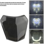 PowerMotor Dirt Bike Headlight,Motorcycle 4 LED Headlight Wick For Universal EXC 300 XC XCF XCW 150 250 350 450 Accessories Headlamp Moto Enduro Motocross - Image 3