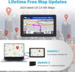 GPS Navigator for Car Truck RV,7 inch Touch Screen Latest 2026 Map, Real Voice Spoken Turn-by-Turn Direction Reminding Navigation System, Vehicle GPS with Speed and Red Light Warning - Image 4