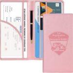 CoBak Car Registration and Insurance Holder - Vehicle Glove Box Car Organizer, Auto Truck Comparment Accessories Case with Magnetic Closure for Essential Document, Driver License, Cards