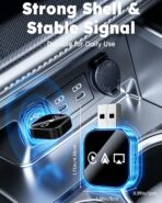 Wireless Carplay Adapter to Play TV on Car Screen 3 in 1 USB A/C Android Auto Bluetooth Video Box Screen Mirror iOS Phone Wired to Wireless Screen Mirroring Car Play Accessories for iPhone - Image 4