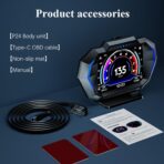 obd2 gauge display, head up display for car, Digital Speedometer, Tachometer, Water Temperature Gauge, Multi-Data Smart Gauge, Trip Computer Fuel Pressure Tester for All cars - Image 8