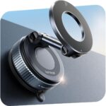 Lamicall Car Phone Holder - [70 LBS Strongest Suction] for Magsafe Car Mount, 360° Adjustable Suction Cup Phone Mount Dashboard Windshield Vacuum Magnetic Phone Holder for Car fit iPhone 17/16Pro Max