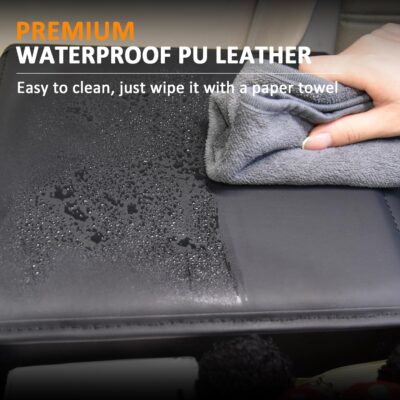 Backseat Car Organizer, Middle Seat Organizer With 4 Storage Compartments 2 Cup Holders, Back Seat Center Hand Rest Toy Storage for Toddler Kids Family Travel Roadtrip Essentials for SUV Truck Van - Image 7