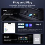 Wireless CarPlay Adapter for iPhone - Convert Wired to Wireless, Mini USB Design, Plug & Play - Compatible with Cars with Apple CarPlay - Includes USB-C Cable - Fast Connection, No Latency - Image 3