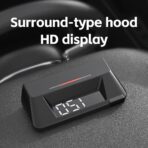 Car Head Up Display HUD with Dual Screen Linkage and Floating Projection, OBD2 Interface Speedometer Tachometer Temperature Gauge Compatible with Most 12V Vehicles After 2004, Black - Image 4