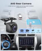 2G+64G Android 13 Double Din Car Stereo Wireless Carplay Android Auto, GPS Navigation, 5G-WiFi, Bluetooth 5.0, Car Audio Receivers Backup Camera, FM/RDS, 9 inch Touchscreen SWC - Image 5