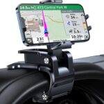 andobil Universal Car Phone Clip Holder [Military Sturdy, Firmly Grip & Never Slip] Ultra Stable Dashboard Cell Phone Mount for Car Dash Fits All iPhone 16 15 14 13 12 Pro Max Android Samsung GPS